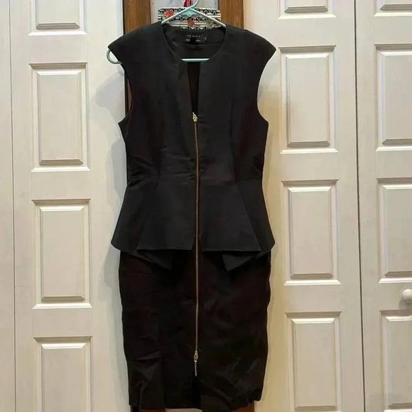 Ted Baker Dress-Black-2 - Picture 1 of 7
